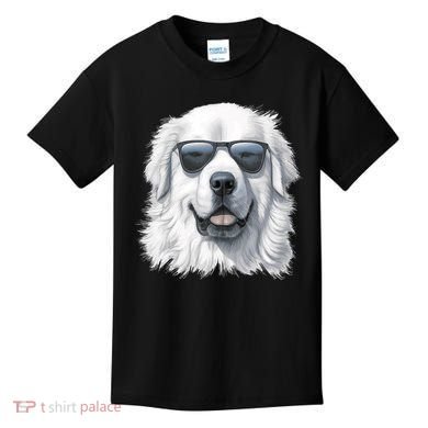 Great Pyrenees Dog With Sunglasses Great Pyrenees Kids T-Shirt