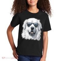Great Pyrenees Dog With Sunglasses Great Pyrenees Kids T-Shirt thumb 2