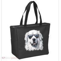 Great Pyrenees Dog With Sunglasses Great Pyrenees Tote Bag thumb 2