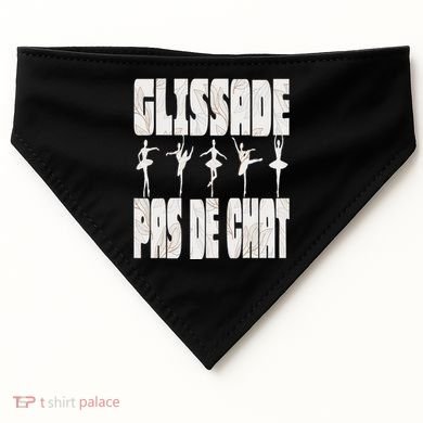 Glissade Pas De Chat Ballet Ballerina Dancer Funny USA-Made Doggie Bandana