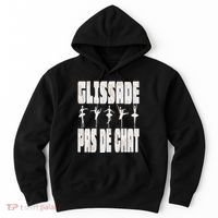 Glissade Pas De Chat Ballet Ballerina Dancer Funny Hoodie thumb 0