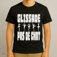 Glissade Pas De Chat Ballet Ballerina Dancer Funny T-Shirt thumb 3