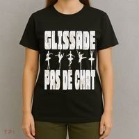 Glissade Pas De Chat Ballet Ballerina Dancer Funny T-Shirt thumb 4