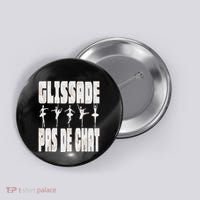 Glissade Pas De Chat Ballet Ballerina Dancer Funny Button thumb 0