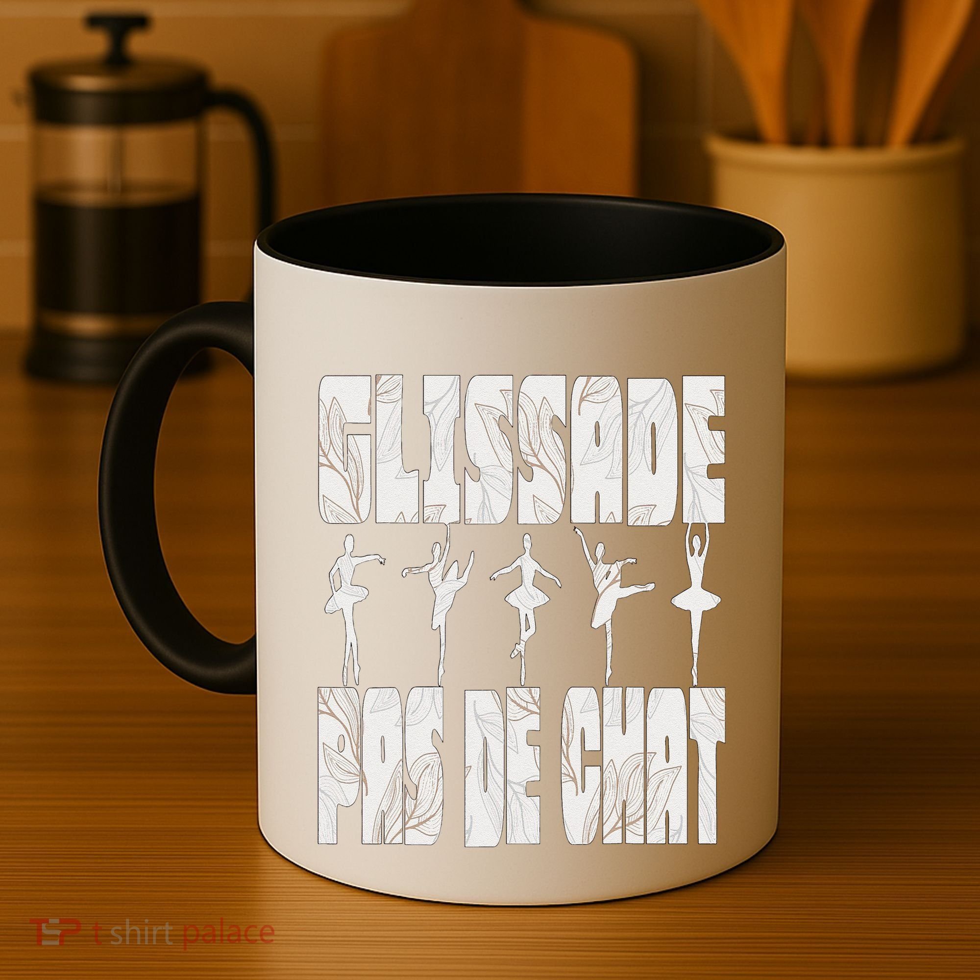Glissade Pas De Chat Ballet Ballerina Dancer Funny Coffee Mug