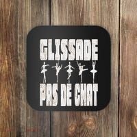 Glissade Pas De Chat Ballet Ballerina Dancer Funny Coaster thumb 0