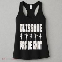 Glissade Pas De Chat Ballet Ballerina Dancer Funny Women's Tank Top thumb 3