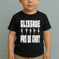 Glissade Pas De Chat Ballet Ballerina Dancer Funny Toddler T-Shirt thumb 2