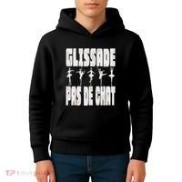 Glissade Pas De Chat Ballet Ballerina Dancer Funny Kids Hoodie thumb 4