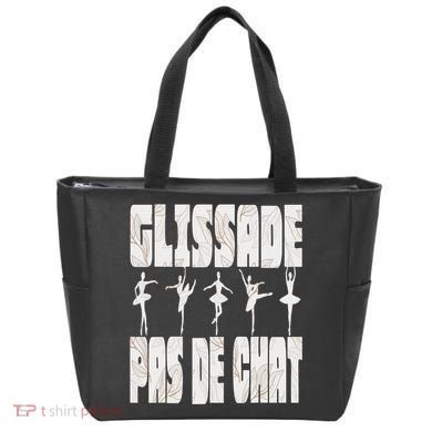 Glissade Pas De Chat Ballet Ballerina Dancer Funny Tote Bag