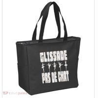 Glissade Pas De Chat Ballet Ballerina Dancer Funny Tote Bag thumb 2