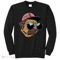 Gangster Pug Dog Hipster Cool Shades Sweatshirt thumb 0