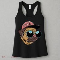 Gangster Pug Dog Hipster Cool Shades Women's Tank Top thumb 3