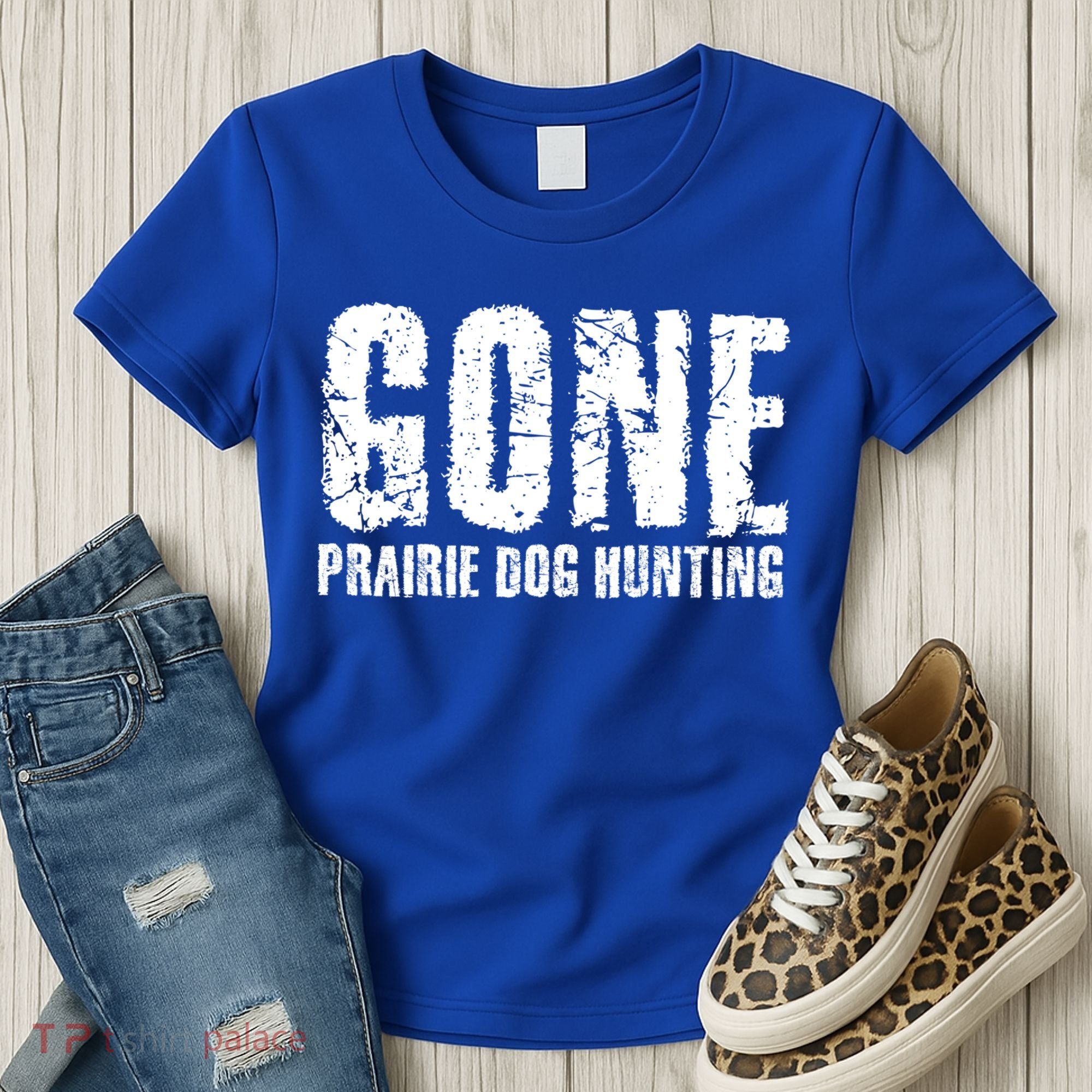 Gone Prairie Dog Hunting Funny Beer Lover Gift Idea Funny Gift Women's T-Shirt