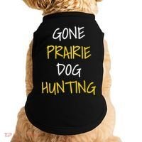 Gone Prairie Dog Hunting Gift Doggie Tank thumb 0