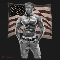 Gangster Pro Donald Trump Tattoo Republican American Flag Bucket Hat thumb 4