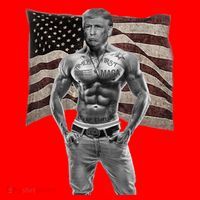 Gangster Pro Donald Trump Tattoo Republican American Flag Santa Hat thumb 1
