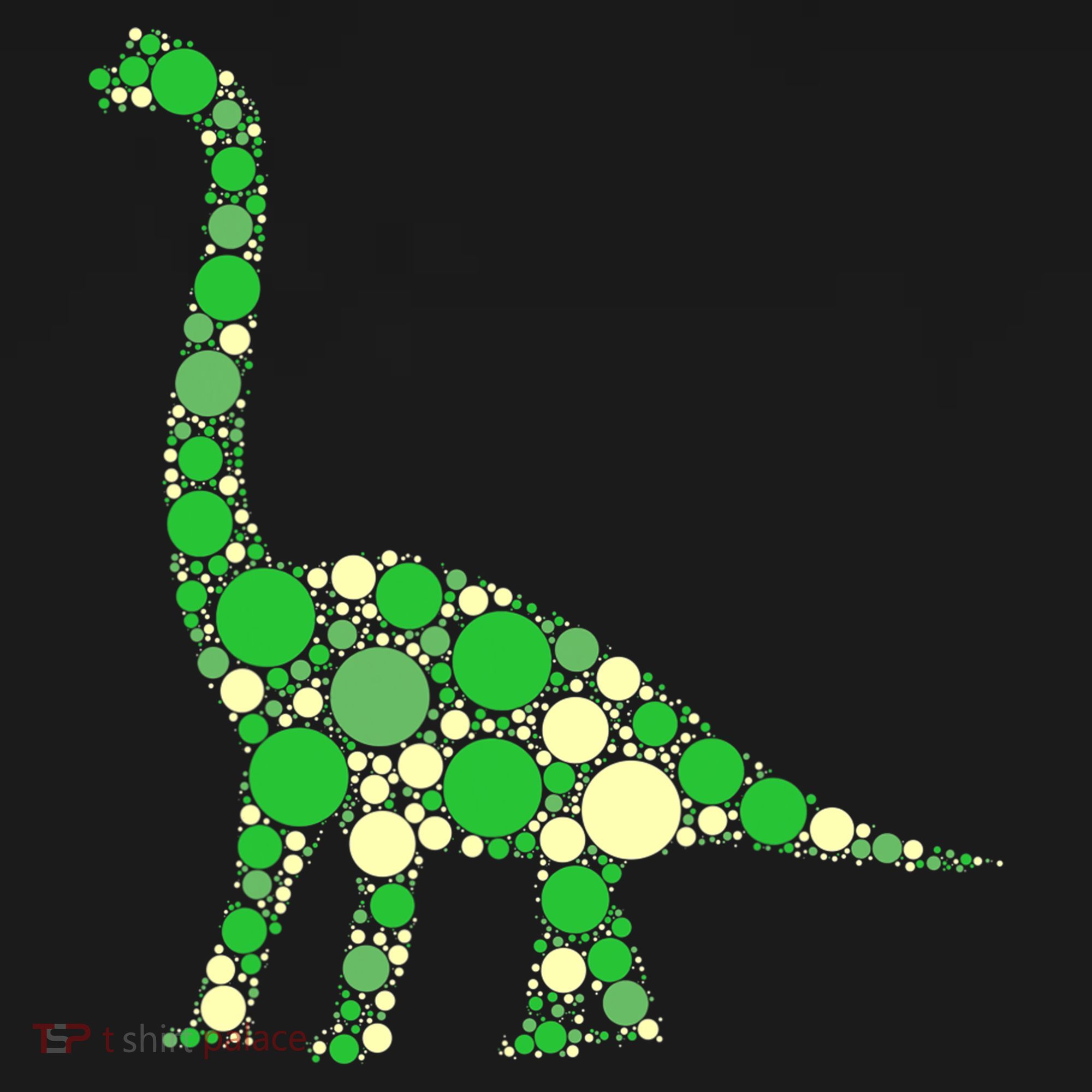 Green Polka Dot Dinosaur Dot Day Shirt For Teacher Student Backpack