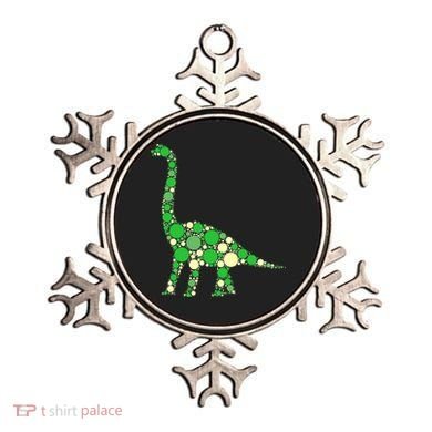 Green Polka Dot Dinosaur Dot Day Shirt For Teacher Student Ornament