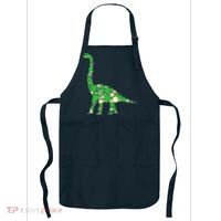 Green Polka Dot Dinosaur Dot Day Shirt For Teacher Student Apron thumb 0