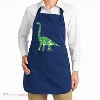 Green Polka Dot Dinosaur Dot Day Shirt For Teacher Student Apron thumb 2