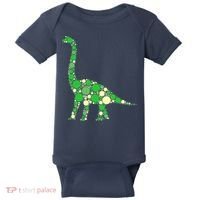 Green Polka Dot Dinosaur Dot Day Shirt For Teacher Student Baby Bodysuit thumb 0