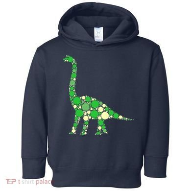 Green Polka Dot Dinosaur Dot Day Shirt For Teacher Student Toddler Hoodie