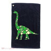 Green Polka Dot Dinosaur Dot Day Shirt For Teacher Student Golf Towel thumb 0