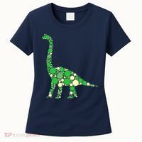 Green Polka Dot Dinosaur Dot Day Shirt For Teacher Student Women's T-Shirt thumb 0