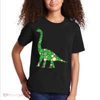 Green Polka Dot Dinosaur Dot Day Shirt For Teacher Student Kids T-Shirt thumb 2