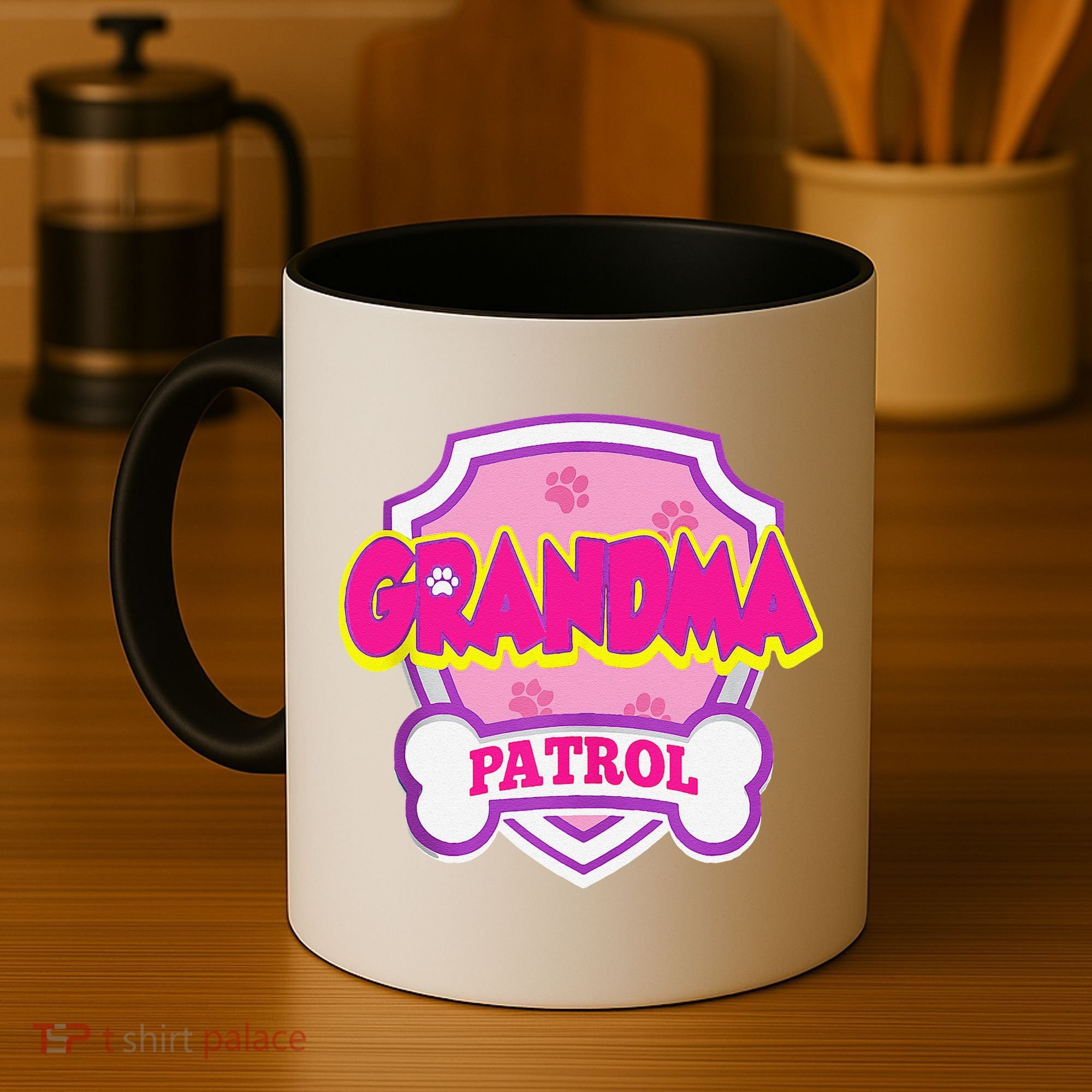 Grandma Patrol Dog Funny Gift Birthday Party Coffee Mug