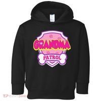 Grandma Patrol Dog Funny Gift Birthday Party Toddler Hoodie thumb 0