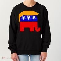 Gop President Donald Trump Republican Elephant Hair Women's Sweatshirt thumb 0