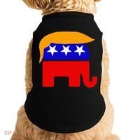 Gop President Donald Trump Republican Elephant Hair Doggie Tank thumb 0