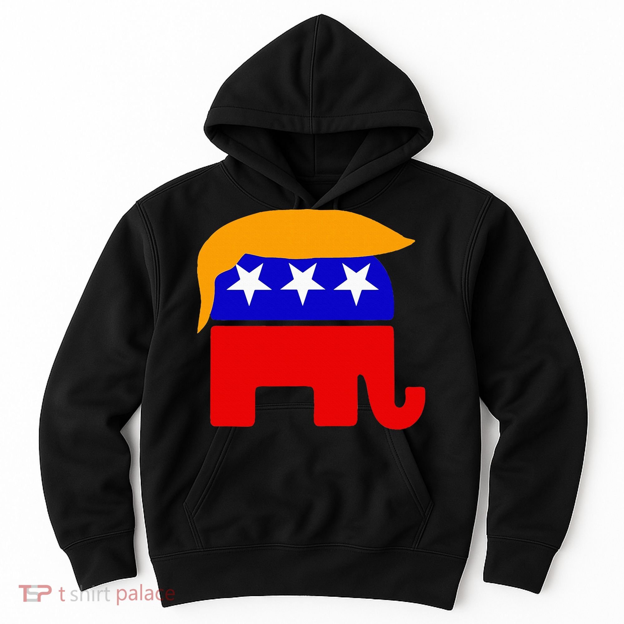 Gop President Donald Trump Republican Elephant Hair Hoodie