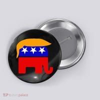 Gop President Donald Trump Republican Elephant Hair Button thumb 0