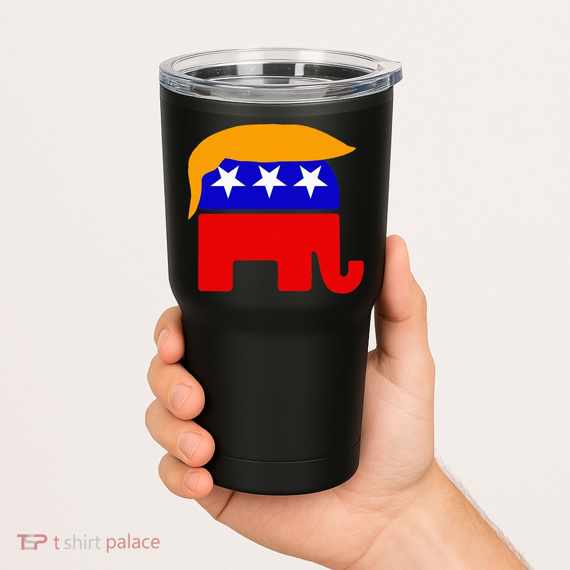 Gop President Donald Trump Republican Elephant Hair Tumbler