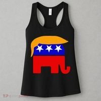 Gop President Donald Trump Republican Elephant Hair Women's Tank Top thumb 3