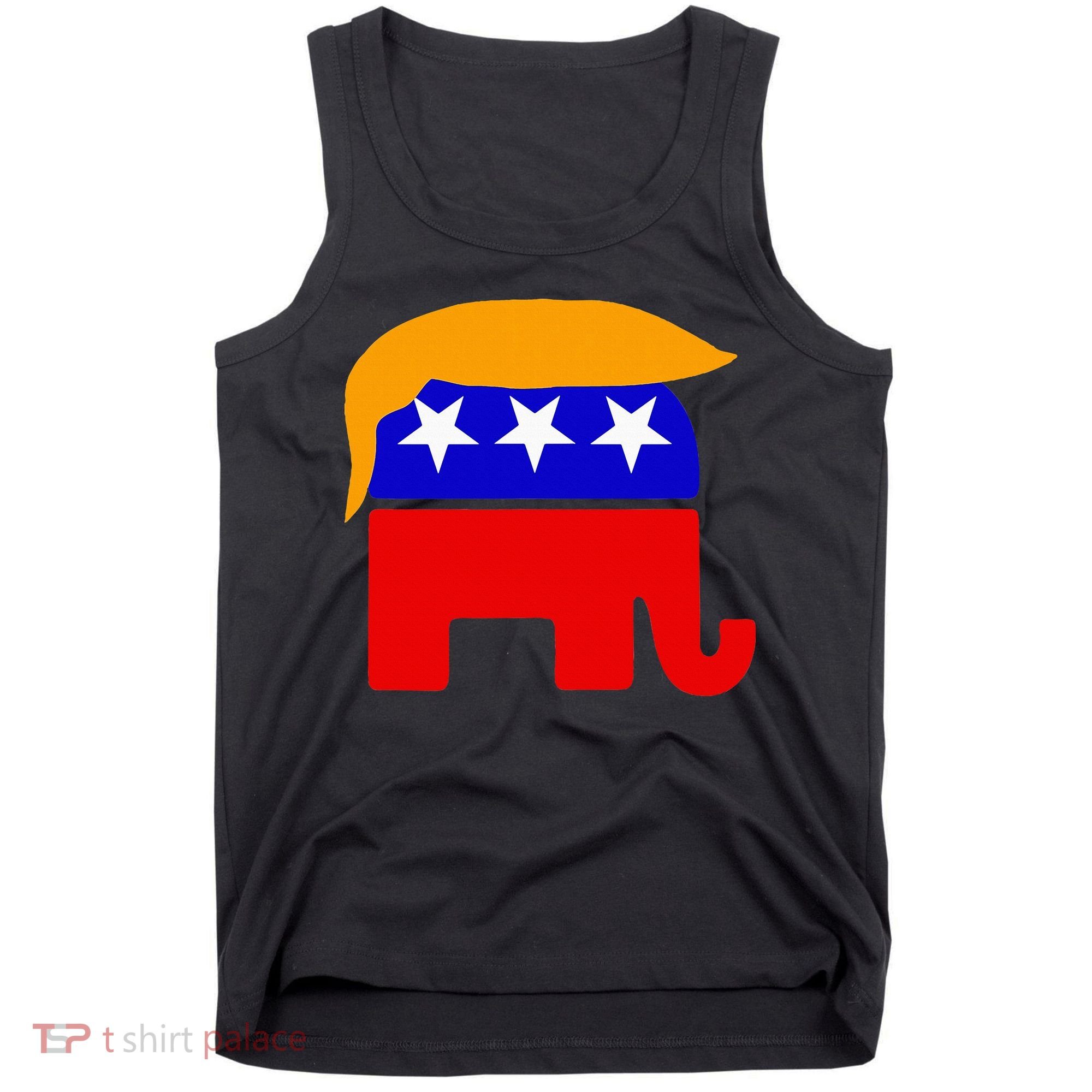 Gop President Donald Trump Republican Elephant Hair Tank Top