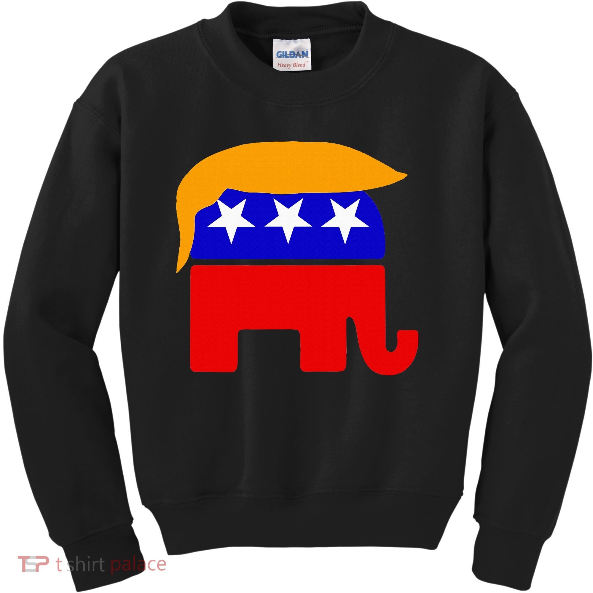 Gop President Donald Trump Republican Elephant Hair Kids Sweatshirt