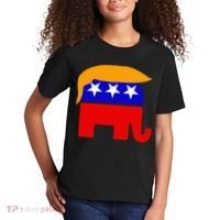 Gop President Donald Trump Republican Elephant Hair Kids T-Shirt thumb 2