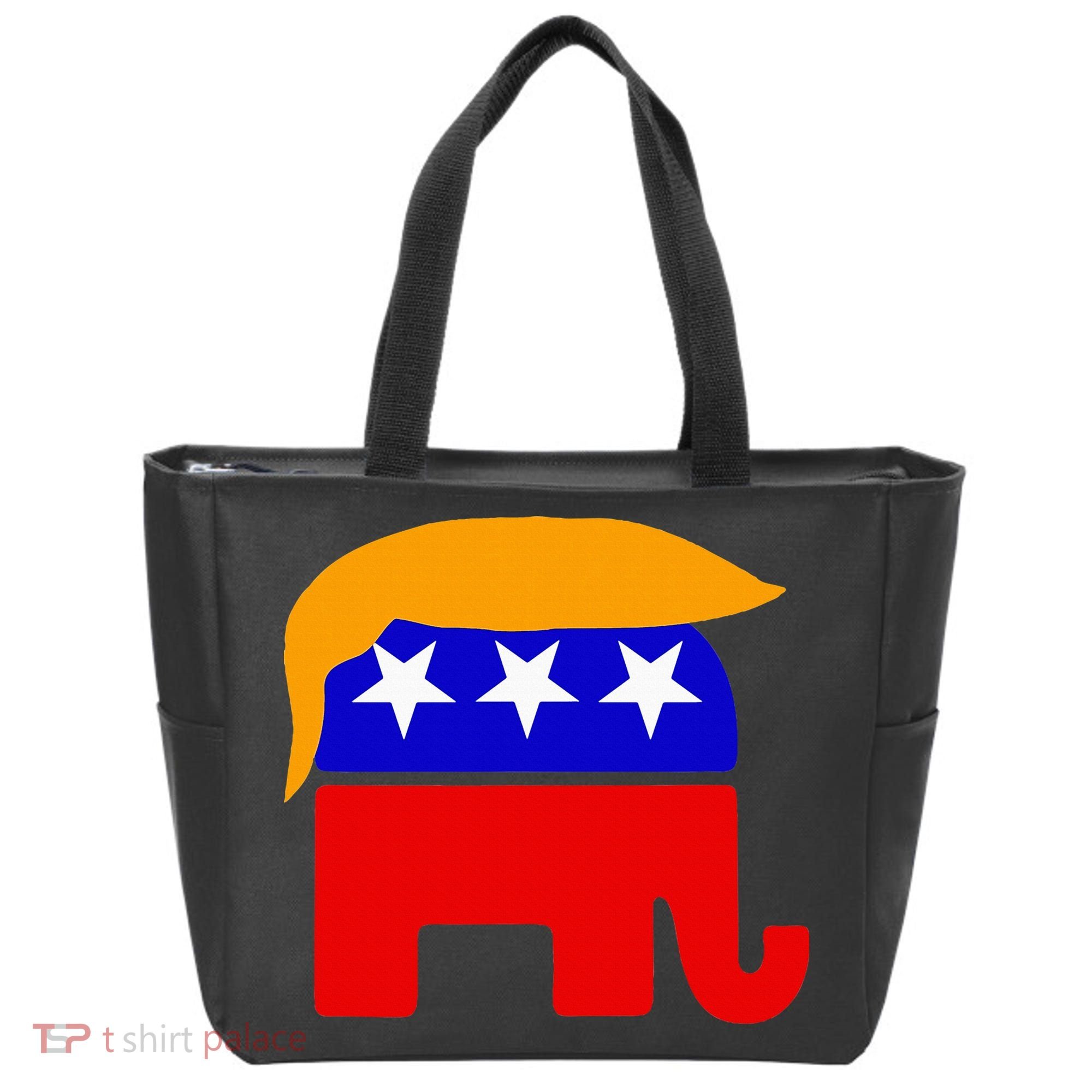 Gop President Donald Trump Republican Elephant Hair Tote Bag