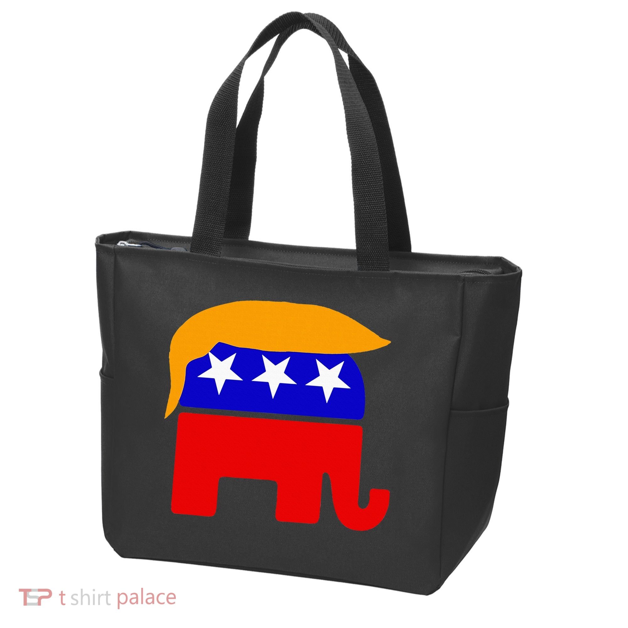 Gop President Donald Trump Republican Elephant Hair Tote Bag