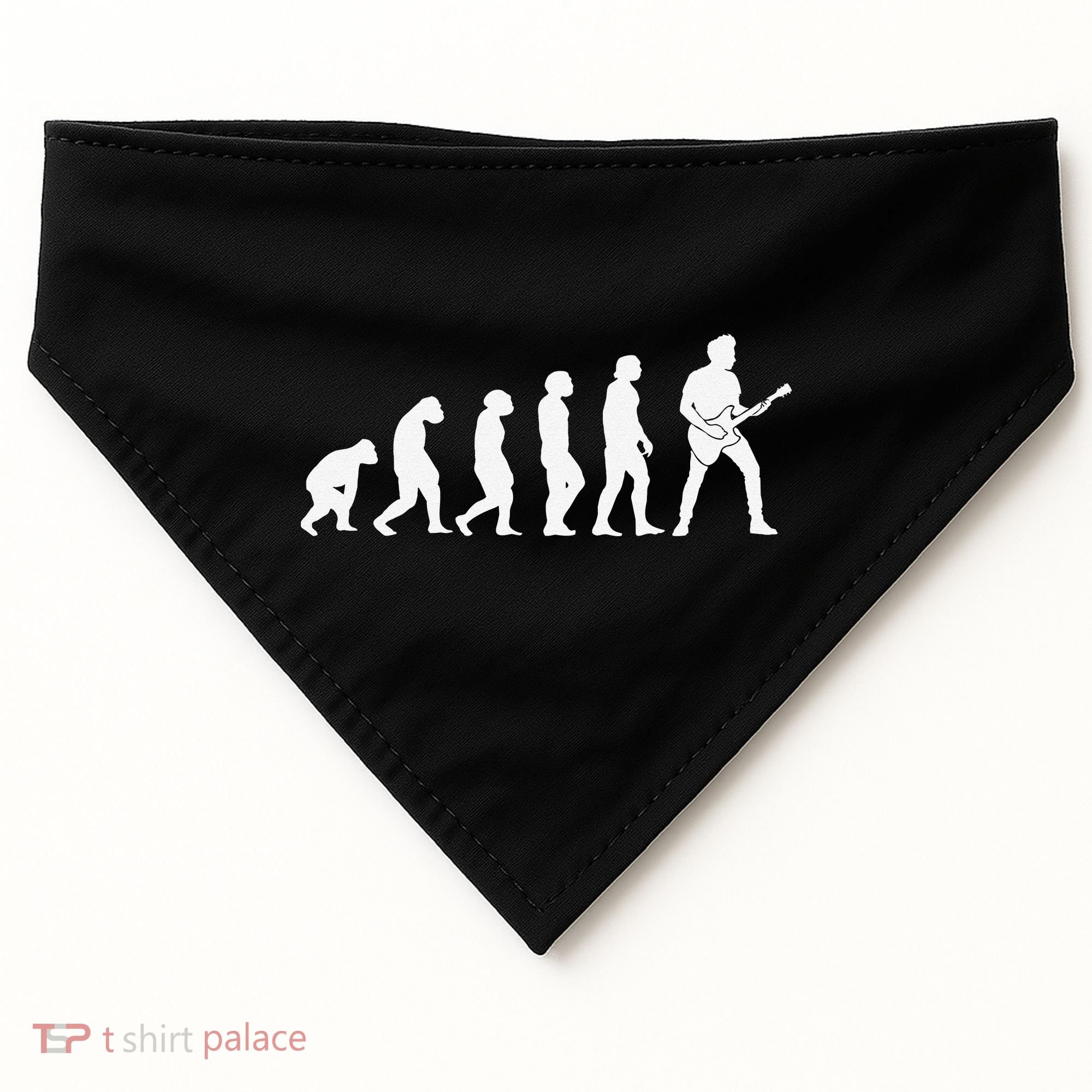 Guitar Player Evolution Guitarist Player Guitar USA-Made Doggie Bandana