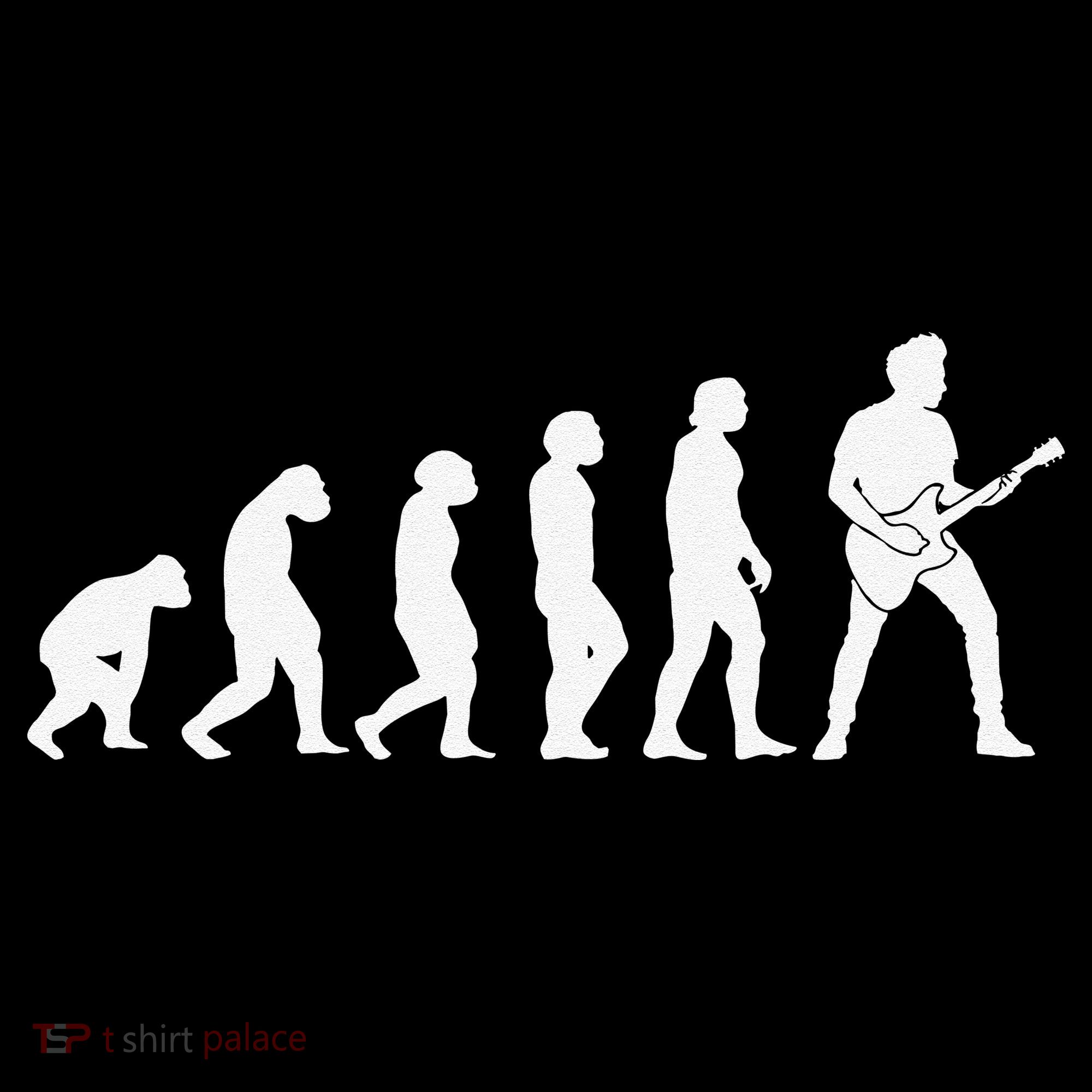 Guitar Player Evolution Guitarist Player Guitar Coaster