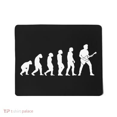 Guitar Player Evolution Guitarist Player Guitar Mousepad
