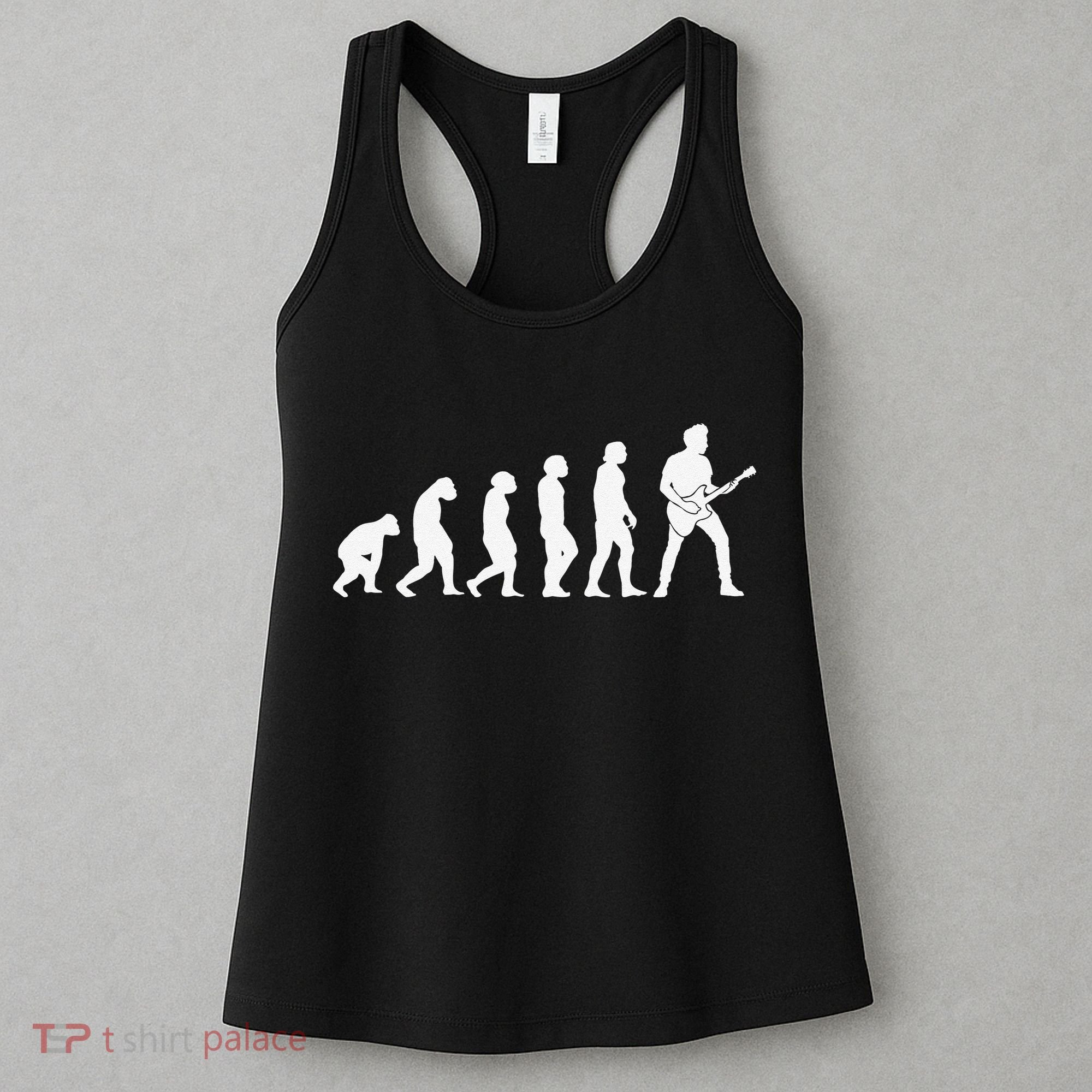 Guitar Player Evolution Guitarist Player Guitar Women's Tank Top