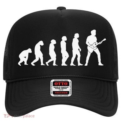 Guitar Player Evolution Guitarist Player Guitar Hat