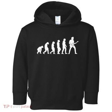 Guitar Player Evolution Guitarist Player Guitar Toddler Hoodie