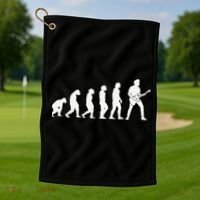 Guitar Player Evolution Guitarist Player Guitar Golf Towel thumb 1